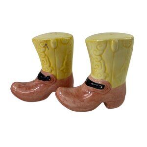 Vintage Cowboy Boots Salt and Pepper Shakers